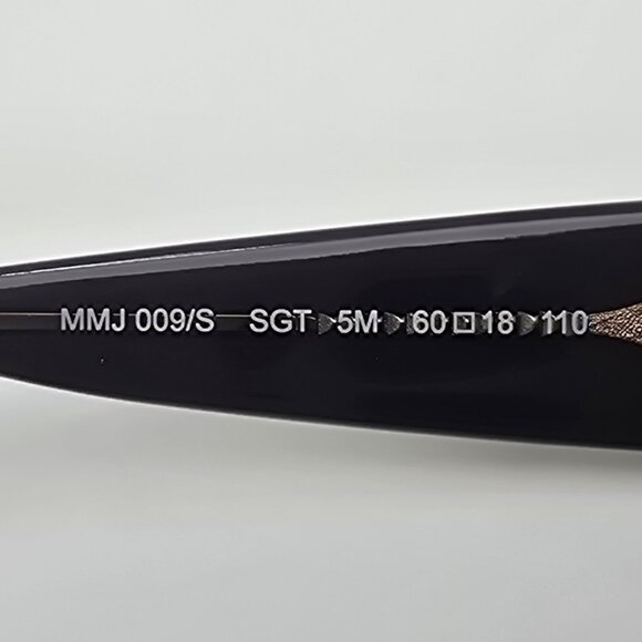 Marc Jacobs MMJ009 White on Grey Frame Brown Gradient Lens Sunglasses 60-18-110 main image 4